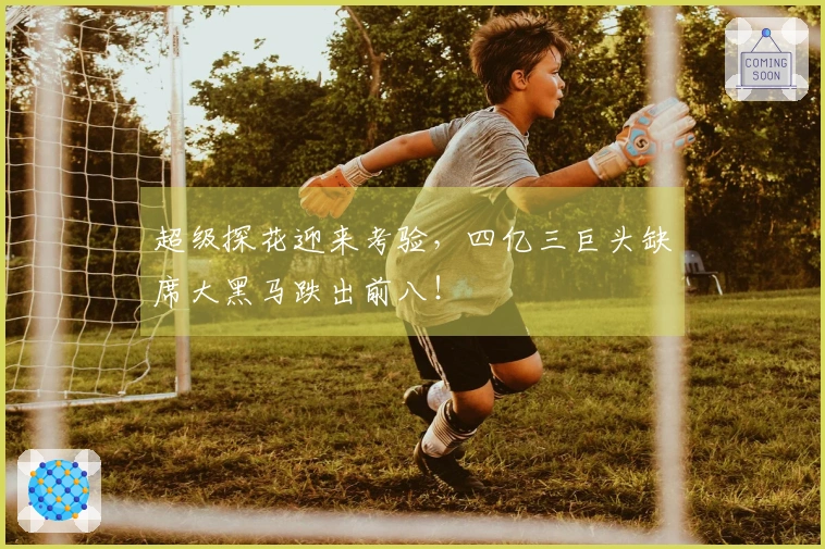 超级探花迎来考验，四亿三巨头缺席大黑马跌出前八！